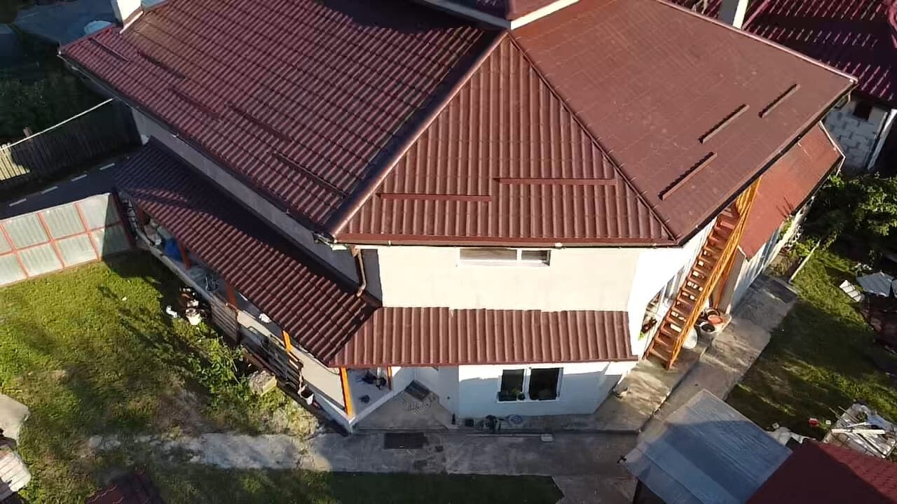 Acoperis tigla metalica finalizat BilkaRoofMontaj